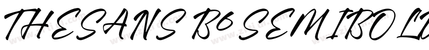 THESANS B6SEMIBOLD字体转换